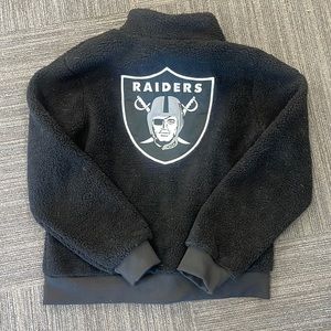 NWT Raiders Sherpa Zip Up Jacket with pockets